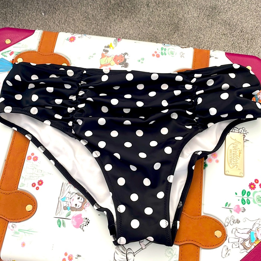 Victorias Secret Polkadot bikini swimsuit bathing suit high waisted bottom